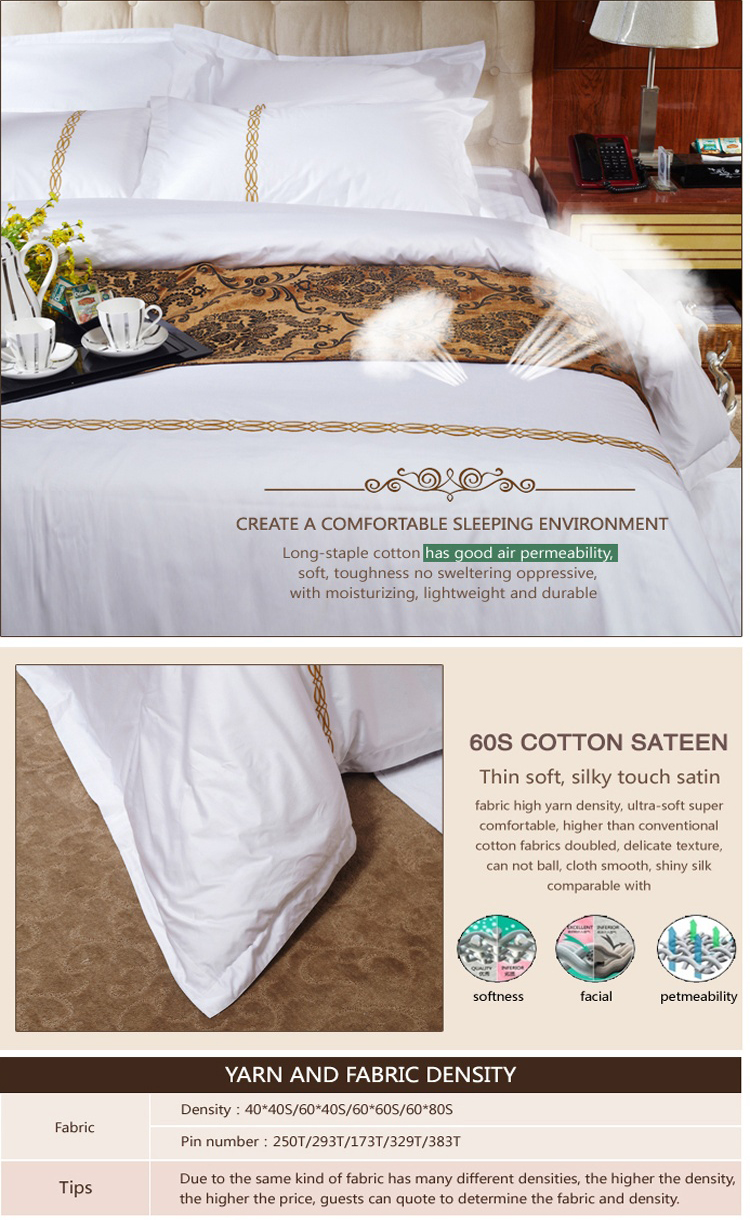 3PCS Satin White Bed Comforter Set