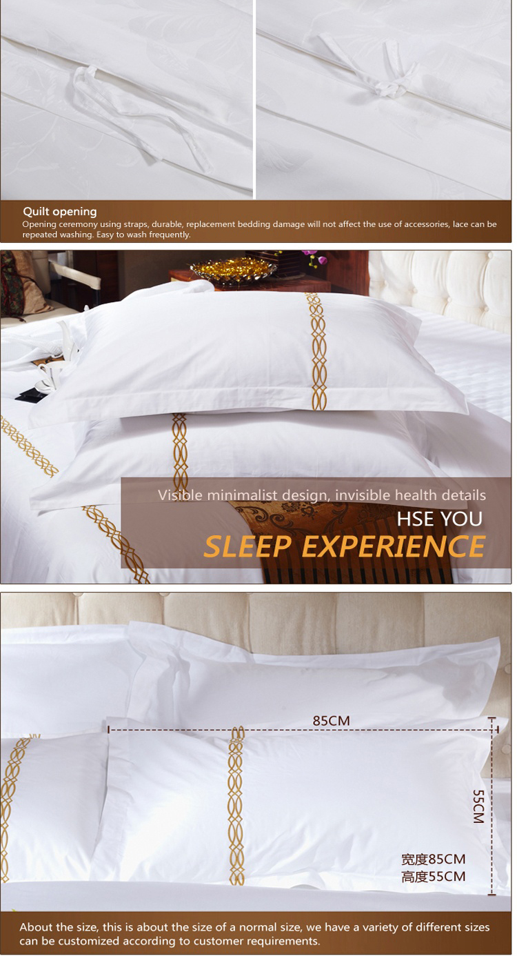 Custom Satin White Bed Comforter Set