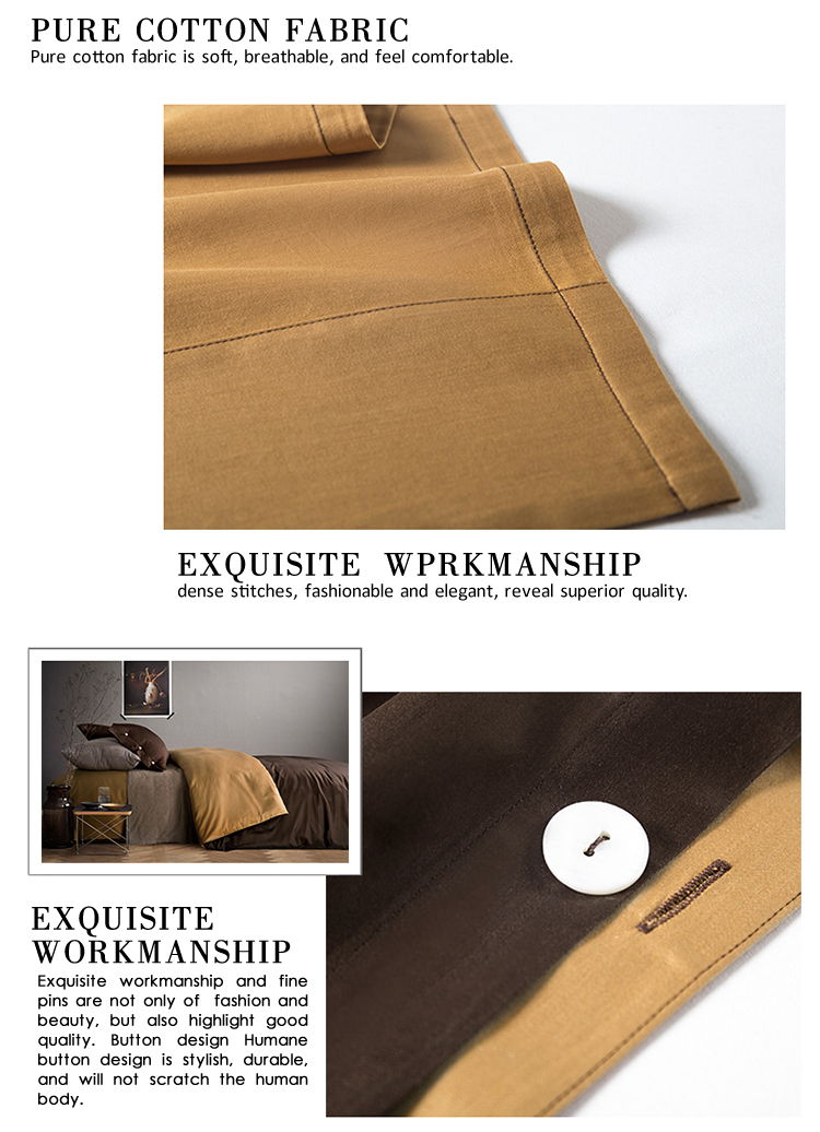 Patchwork Durable Browning Comforter Set