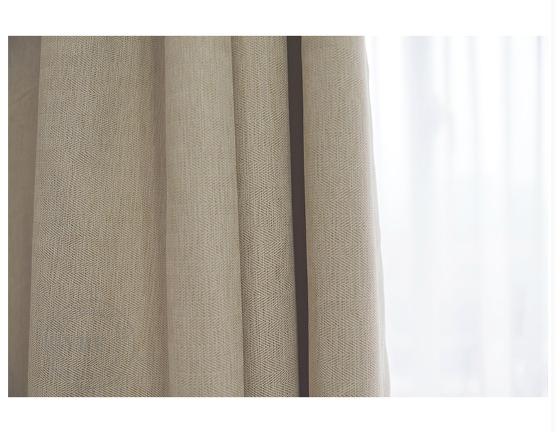 light colored blackout curtains