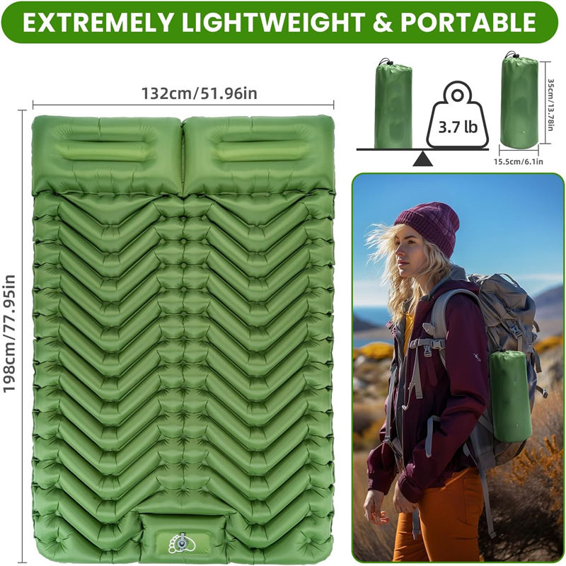 Emergency Preparedness Durability Inflatable Sleeping Pad Emergency Preparedness Durability Inflatable Sleeping Pad