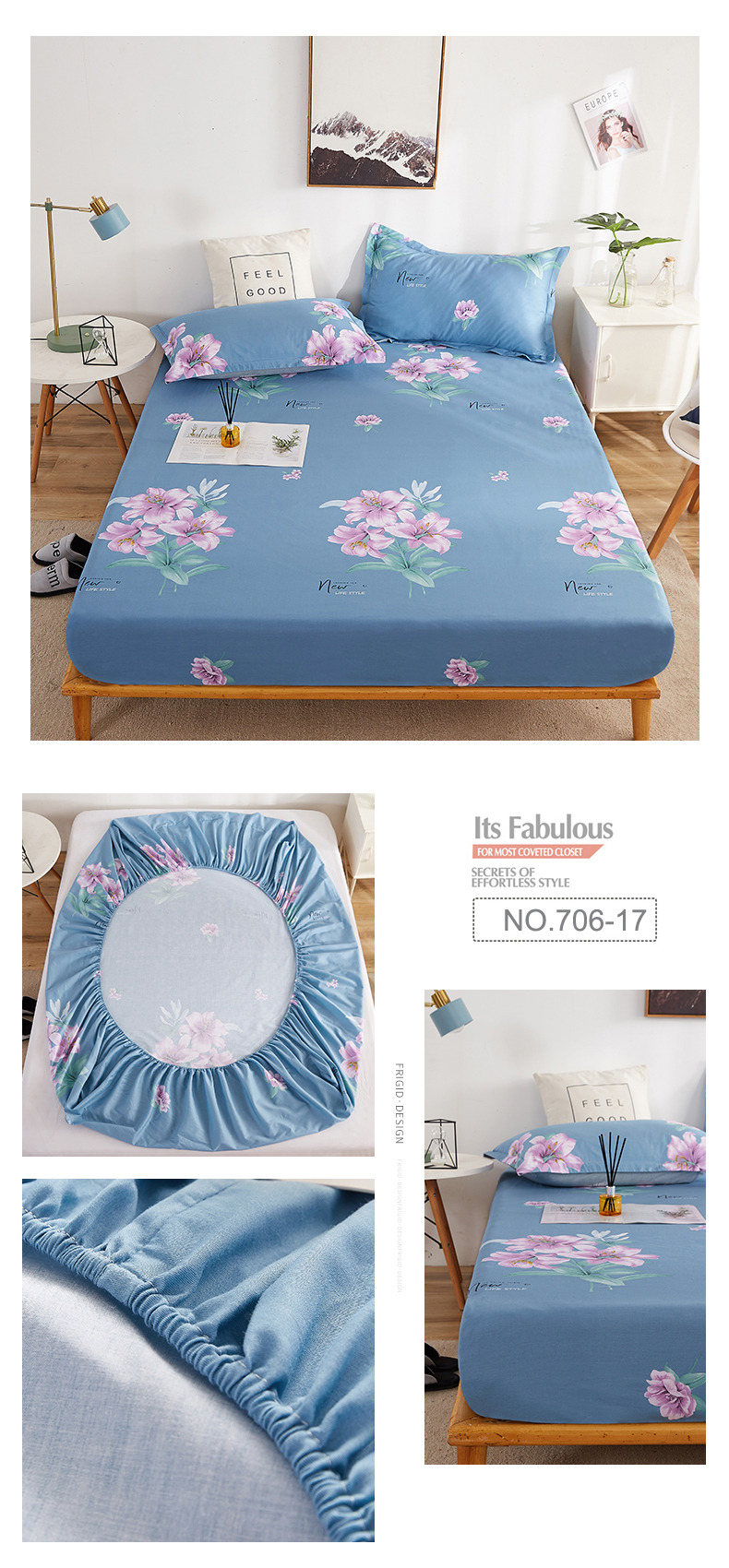 Hypoallergenic Fashion Style Bedsheet