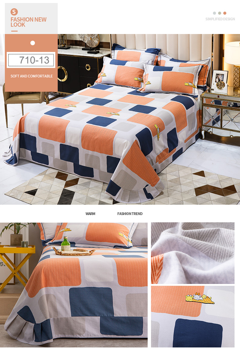 For Plaid Bedsheet Double