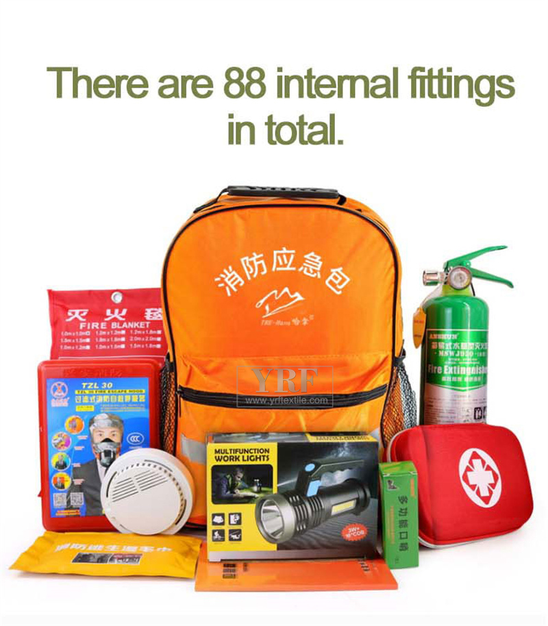 Heat-resistant rescue tool combination bag