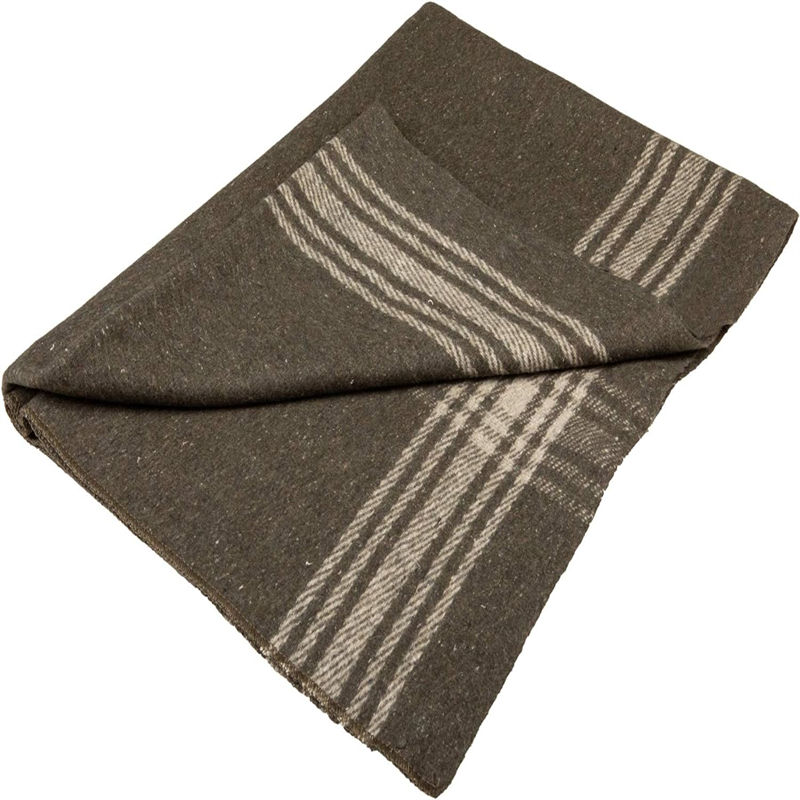 40% Wool Customizable - logo Warm Military Blanket