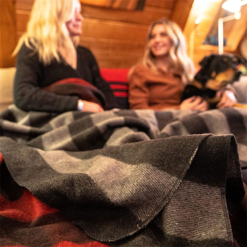 480g Gray Buffalouflage Blanket for Emergency Field Ops