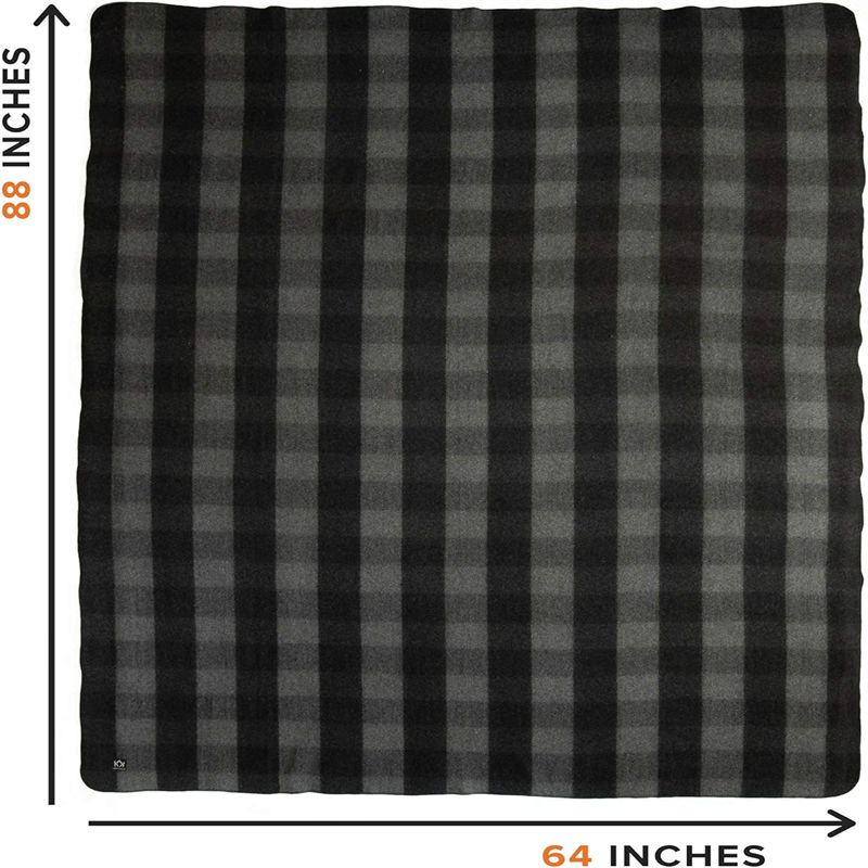 Gray Buffalouflage 55% Moisture Absorption Emergency Wool Blanket