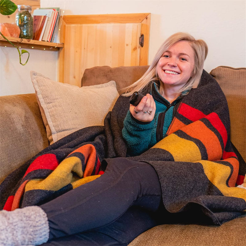 Sunset Peak - down treated 70% wool military blanket