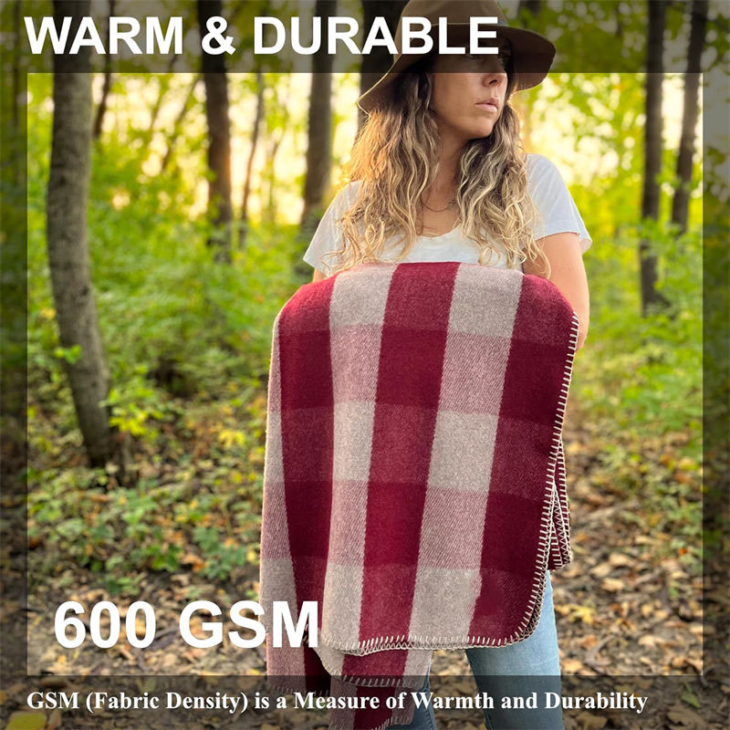 Lightweight 20% Wool Emergency Warm - keeping Blanket