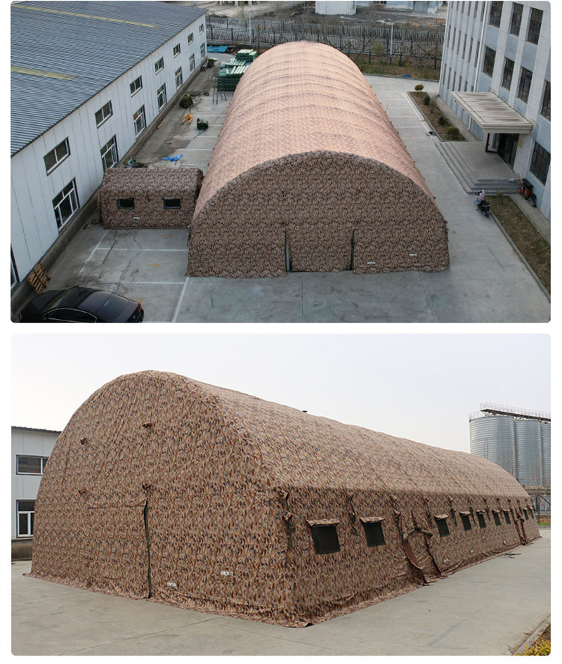 China disaster relief XL Camouflage tent 10 - year service