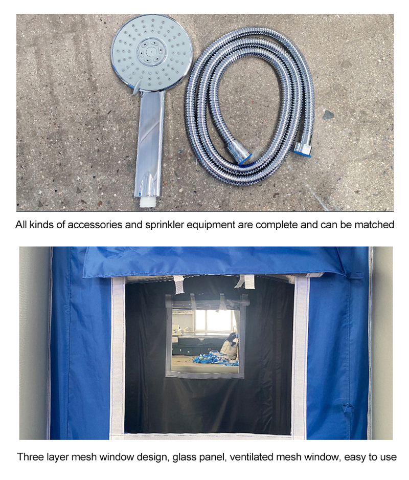 Engineering site hygiene cleaning tent YRF