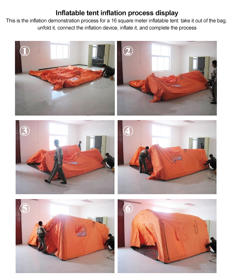 Durable engineering multi - person cleaning tent YRF