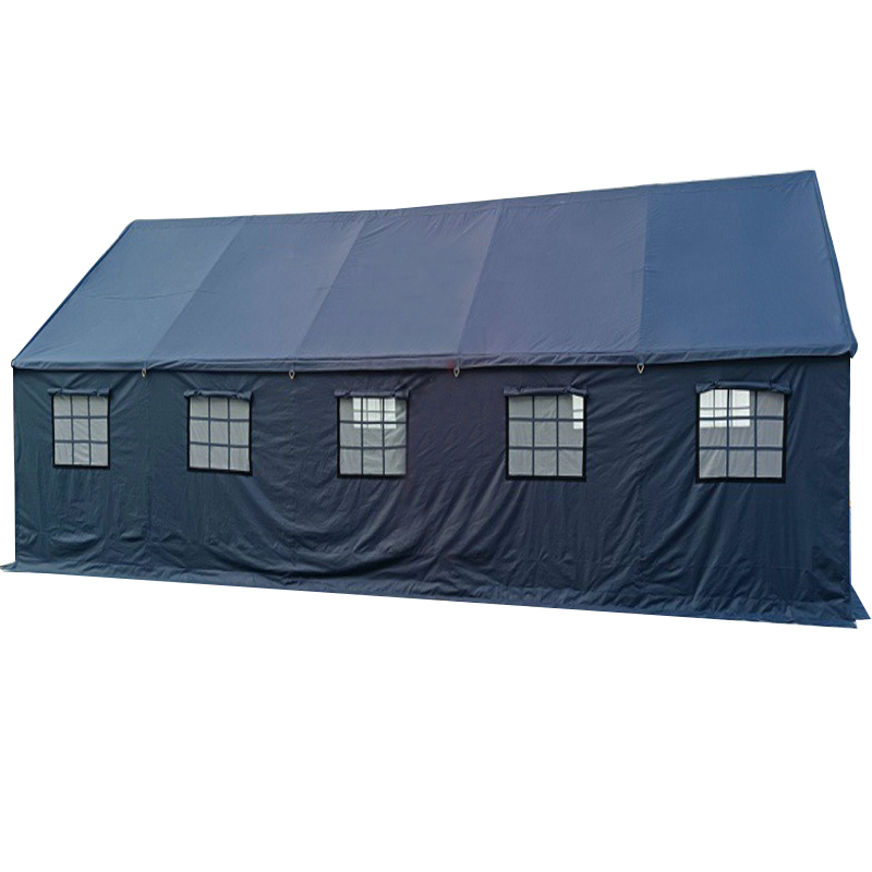 Blue tent resistant to 100km/h wind