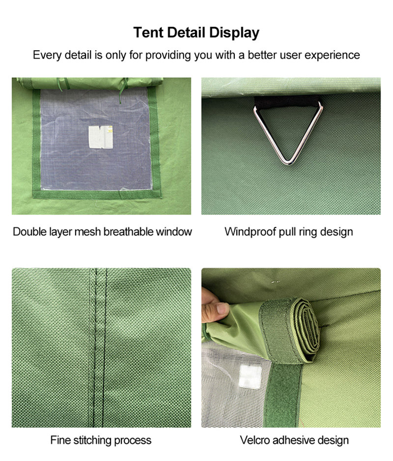 Typhoon protection tent supplies