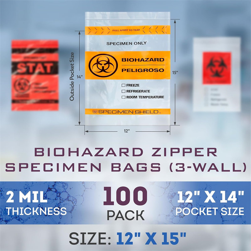 8.8N Puncture-Resistant Specimen Collection Bags