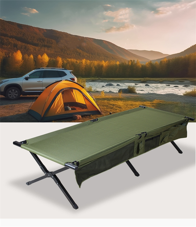 X-type Reinforced Structure Portable Bed