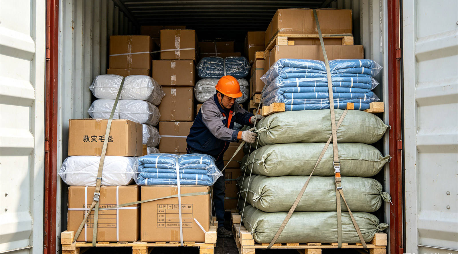 YRF Textile bulk blanket units prepared for pallet loading, shipment coordination and receiving review by institutional procurement teams for the use this warehouse maintenance cycle record section.