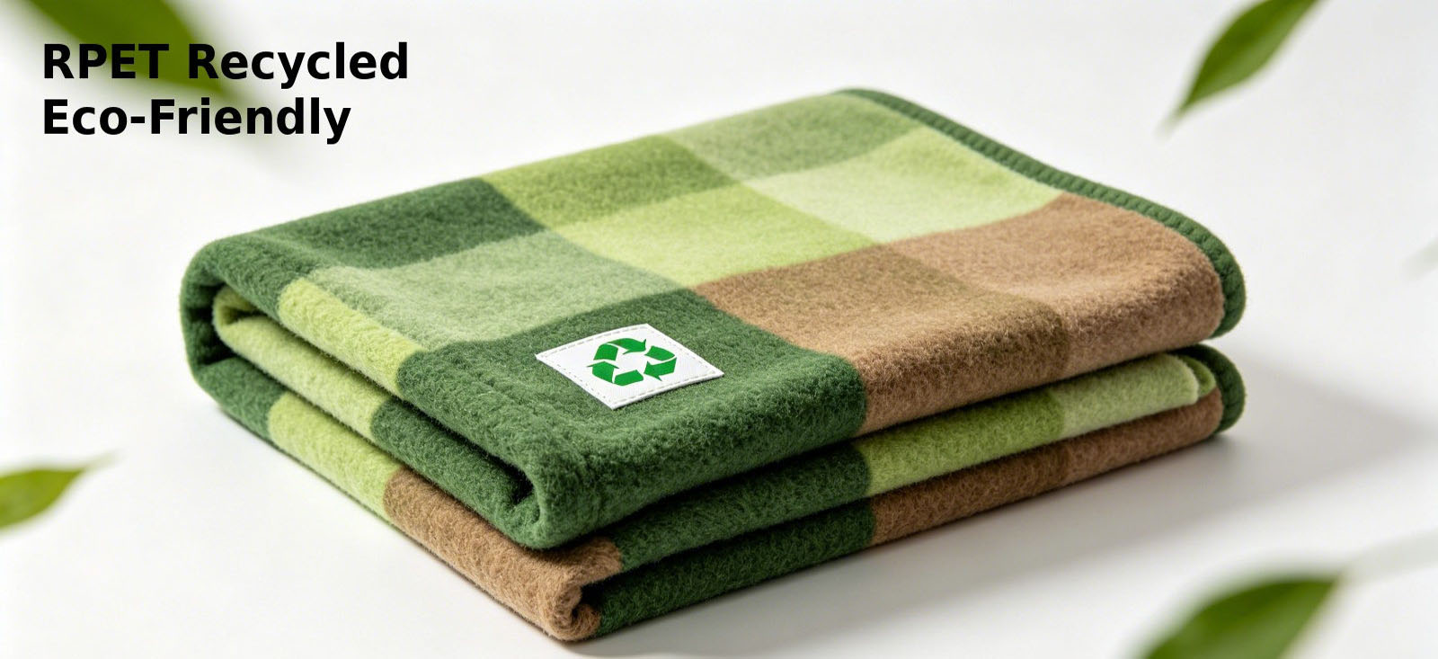 Recycled polyester relief blanket ready for project requirement review
