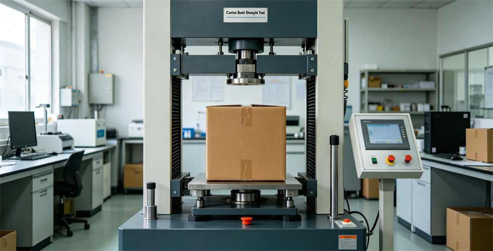 Blanket carton compression test for packing strength review and export shipment readiness