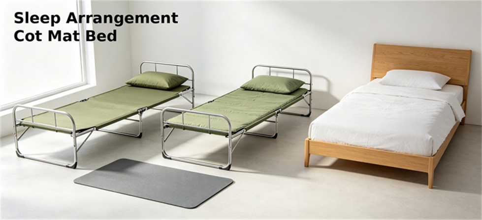 Extreme cold relief blanket sleep arrangement comparison for cot, mat and bed specification selection