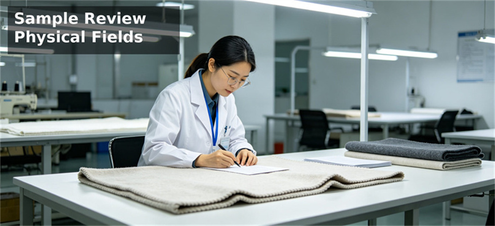 Extreme cold relief blanket sample physical review for supplier qualification and procurement acceptance