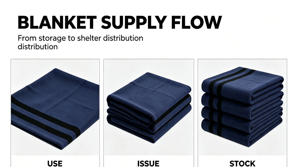 Field camp wool-blend blanket product view for bulk specification comparison and project supply planning. Field camp wool-blend blanket product view for bulk specification comparison and project supply planning.