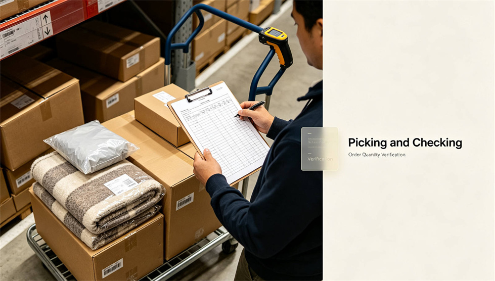 Emergency blanket packing presentation showing solid color brown package for institutional procurement review