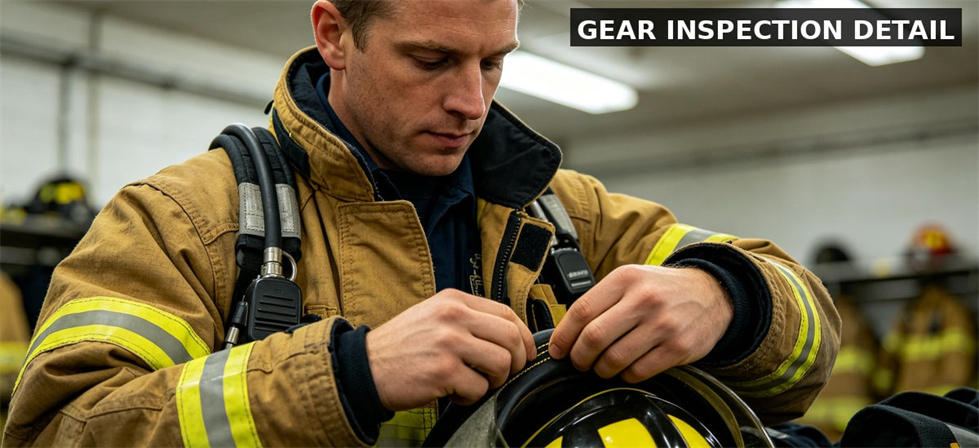 Firefighter gear gear inspection for institutional procurement, inspection and supply planning