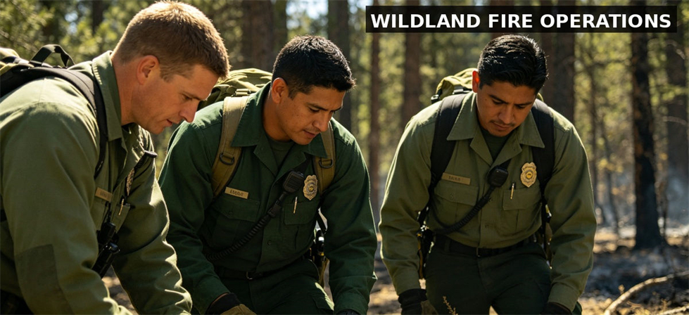 Firefighter gear wildland forest for institutional procurement, inspection and supply planning