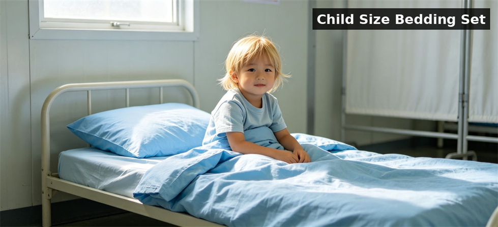 Child bedding emergency shelter for institutional procurement, inspection and supply planning