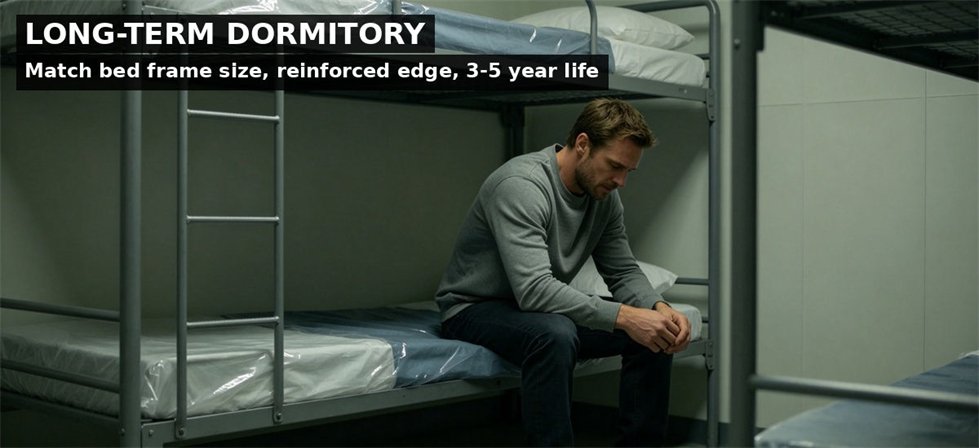 Disaster relief mattresses dormitory for institutional procurement, inspection and supply planning