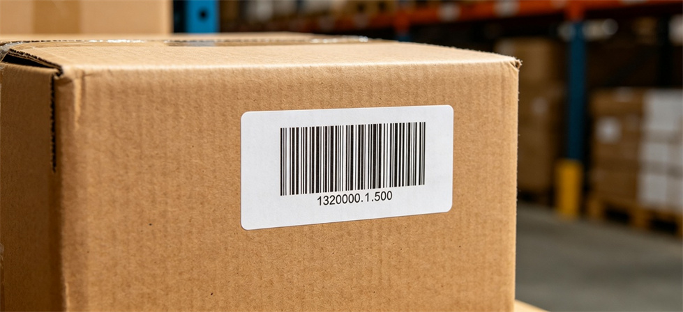 Sleeping bag barcode label shown for frequently asked questions in institutional sleeping bag procurement review