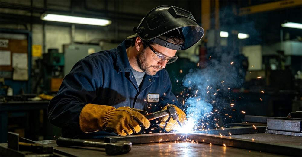 Welding work gloves fire resistant heat protection welder safety gloves wholesale bulk supplier China