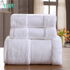 tuala pantai putih kapas tersuai