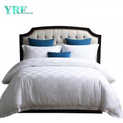 Cadar dipasang White Jacquard Egyptian Cotton