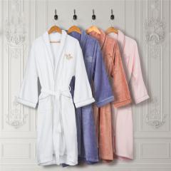 Jubah mandi Spa Mesra Kulit Kapas Tulen