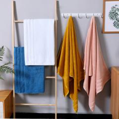 Tuala Sukan Logo Tersuai 100% Kapas Mewah Warna Hitam