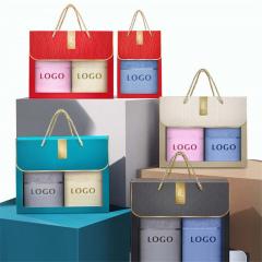 Tuala Hadiah Dengan Tuala Mandi Kapas Kotak