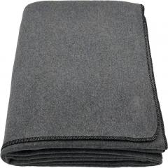 Selimut bulu kelabu tebal