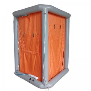 Orange airtight PVC decon tent YRF