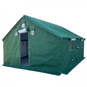 Green tent for urban emergency