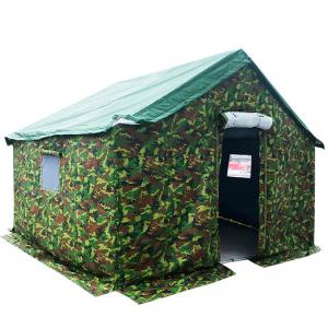 Camouflage medical tent for emergencies