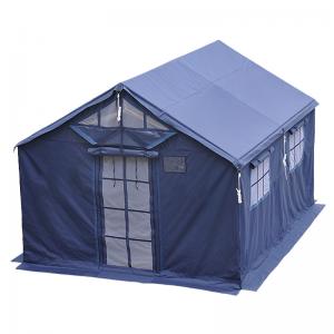 Blue storm-resistant tent waterproof